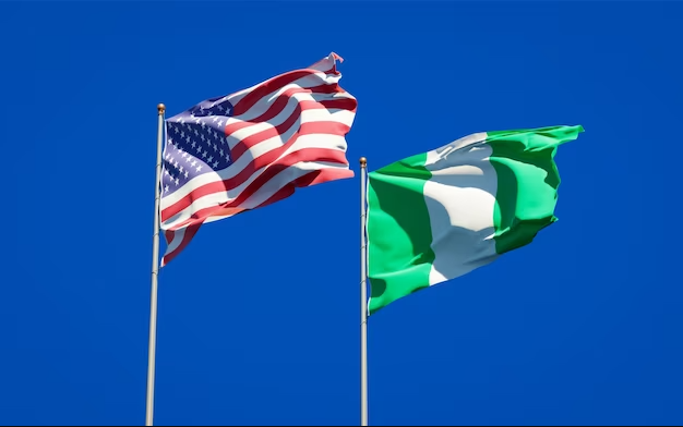 USA Nigeria flags